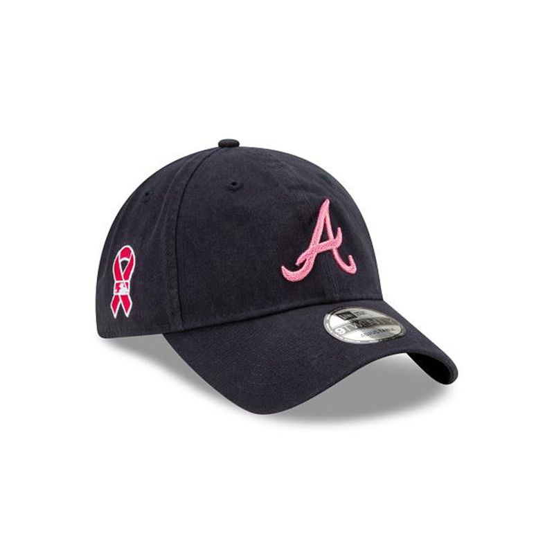 MLB Atlanta Braves Mother's Day 9Twenty Adjustable (JYM8695) - Blue New Era Caps